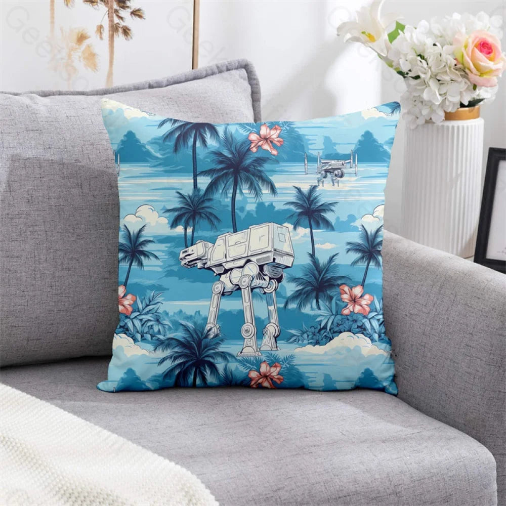 Imperial Walker Blue Hawaiian Beach Pillowcase