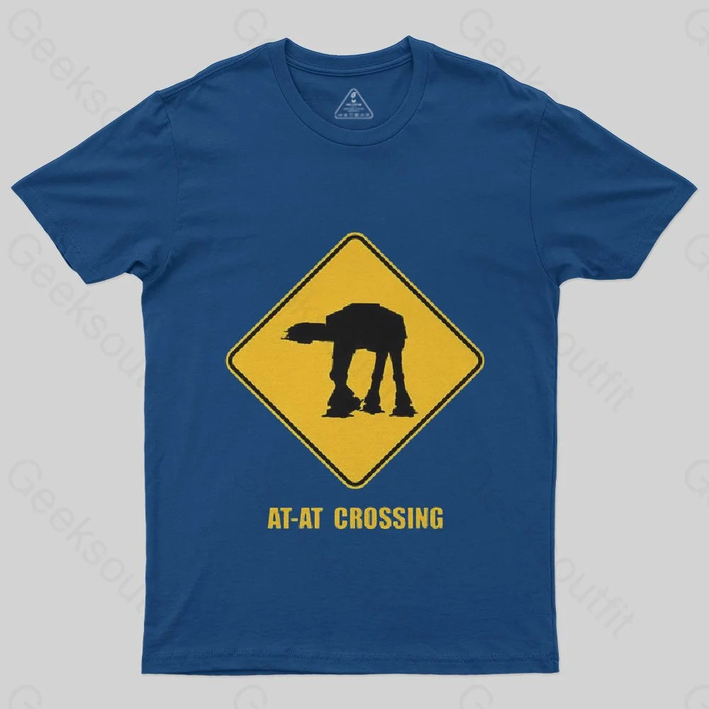 AT-AT Crossing T-Shirt - Geeksoutfit