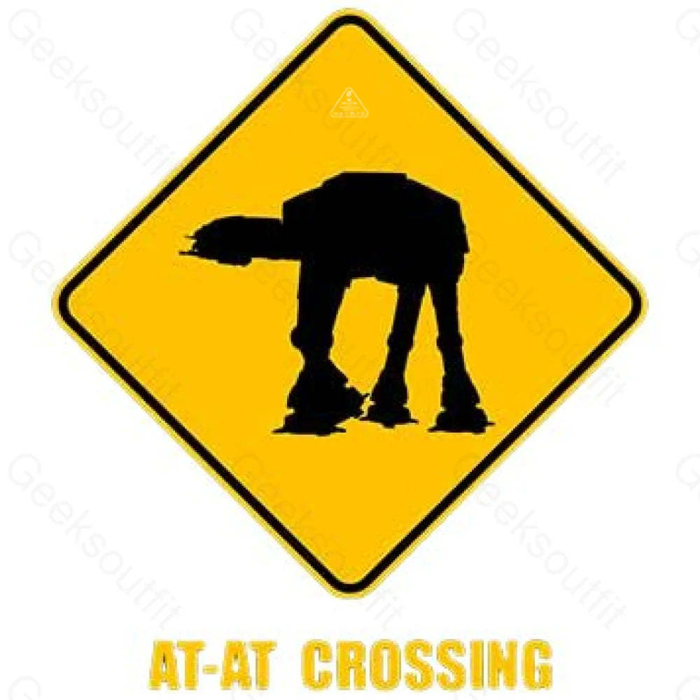 AT-AT Crossing T-Shirt - Geeksoutfit