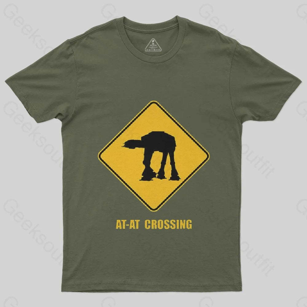 AT-AT Crossing T-Shirt - Geeksoutfit
