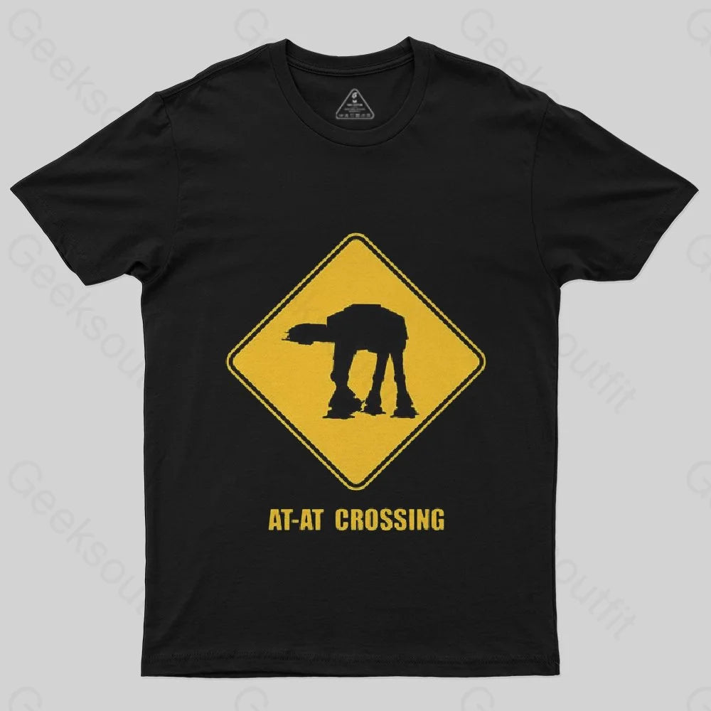 AT-AT Crossing T-Shirt - Geeksoutfit