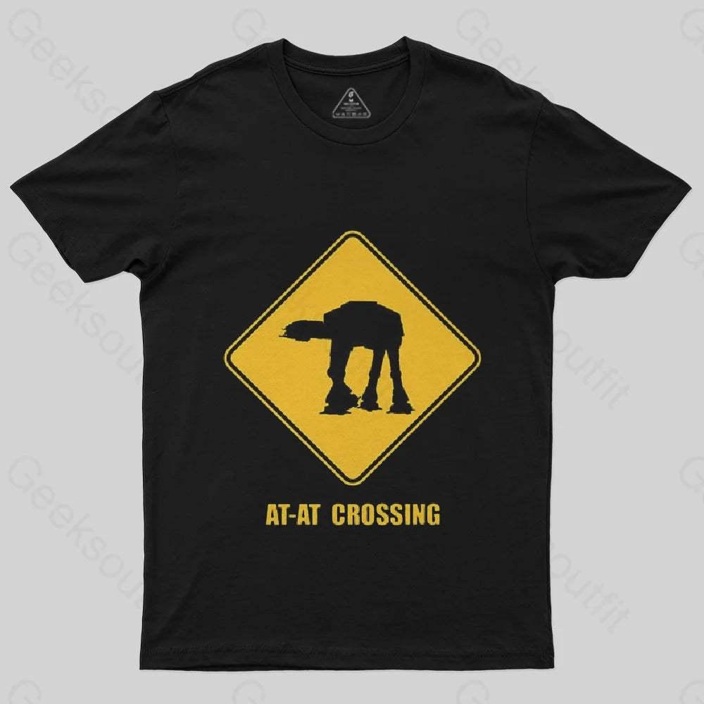 AT-AT Crossing T-Shirt - Geeksoutfit
