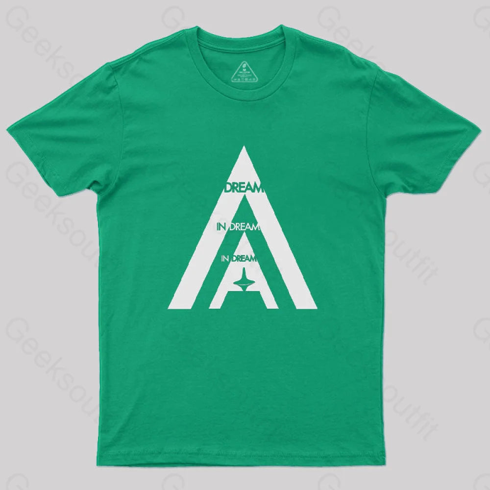 Inception White Essential T-Shirt Green / S