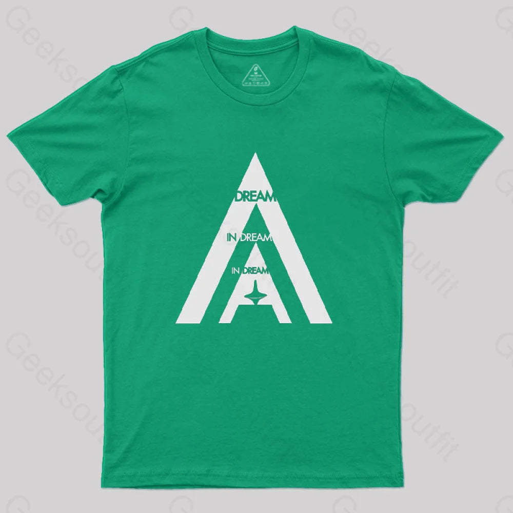 Inception White Essential T-Shirt Green / S