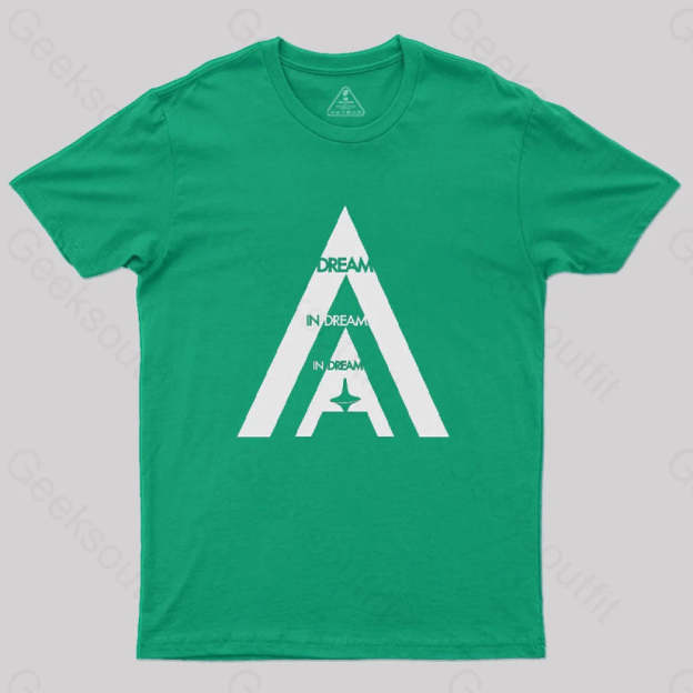 Inception White Essential T-Shirt Green / S