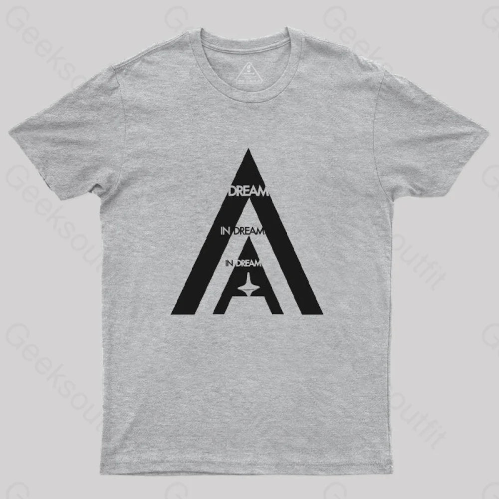 Inception White Essential T-Shirt Grey / S