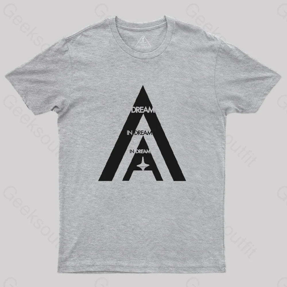 Inception White Essential T-Shirt Grey / S