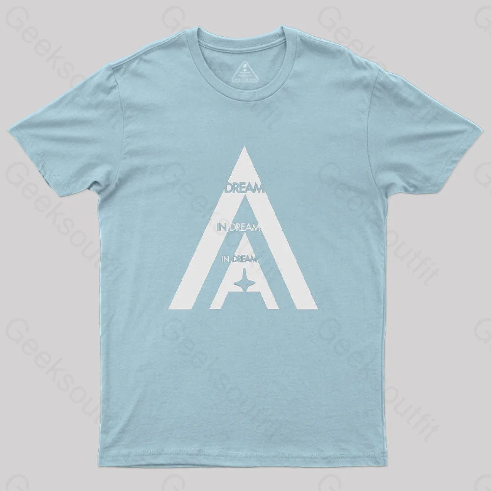 Inception White Essential T-Shirt Light Blue / S