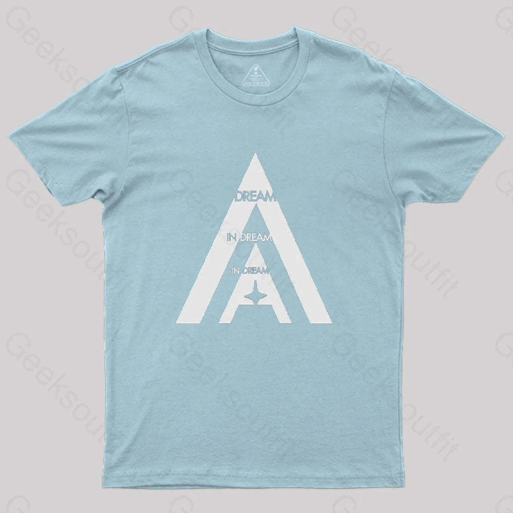 Inception White Essential T-Shirt Light Blue / S