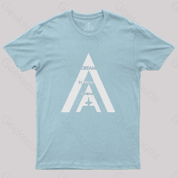 Inception White Essential T-Shirt Light Blue / S