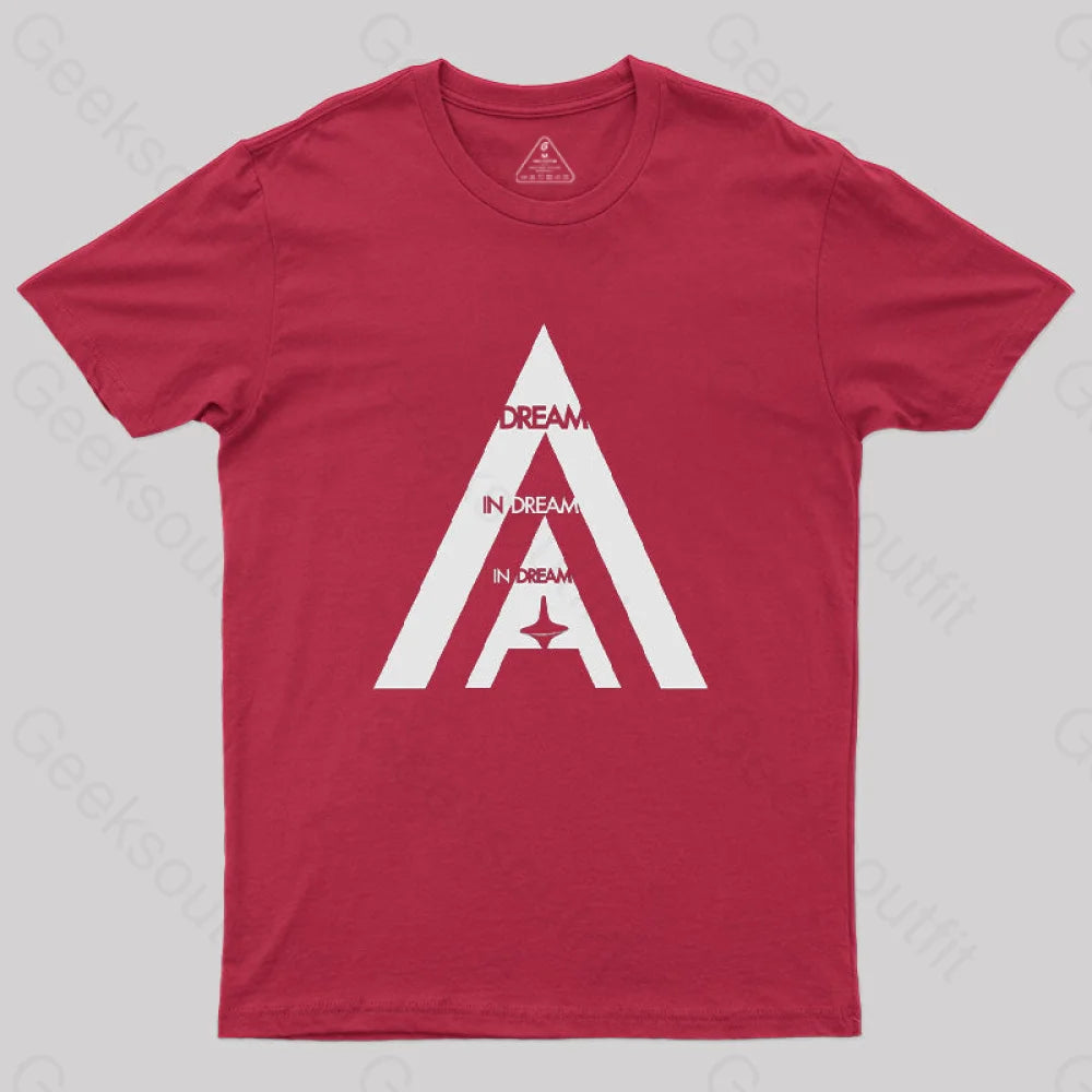 Inception White Essential T-Shirt Red / S