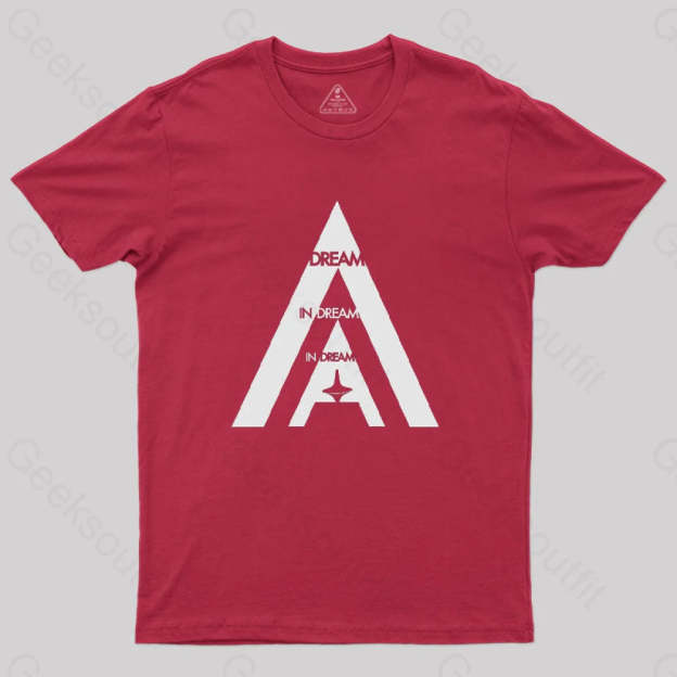 Inception White Essential T-Shirt Red / S