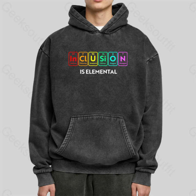 Inclusion Is An Elemental Washed Hoodie