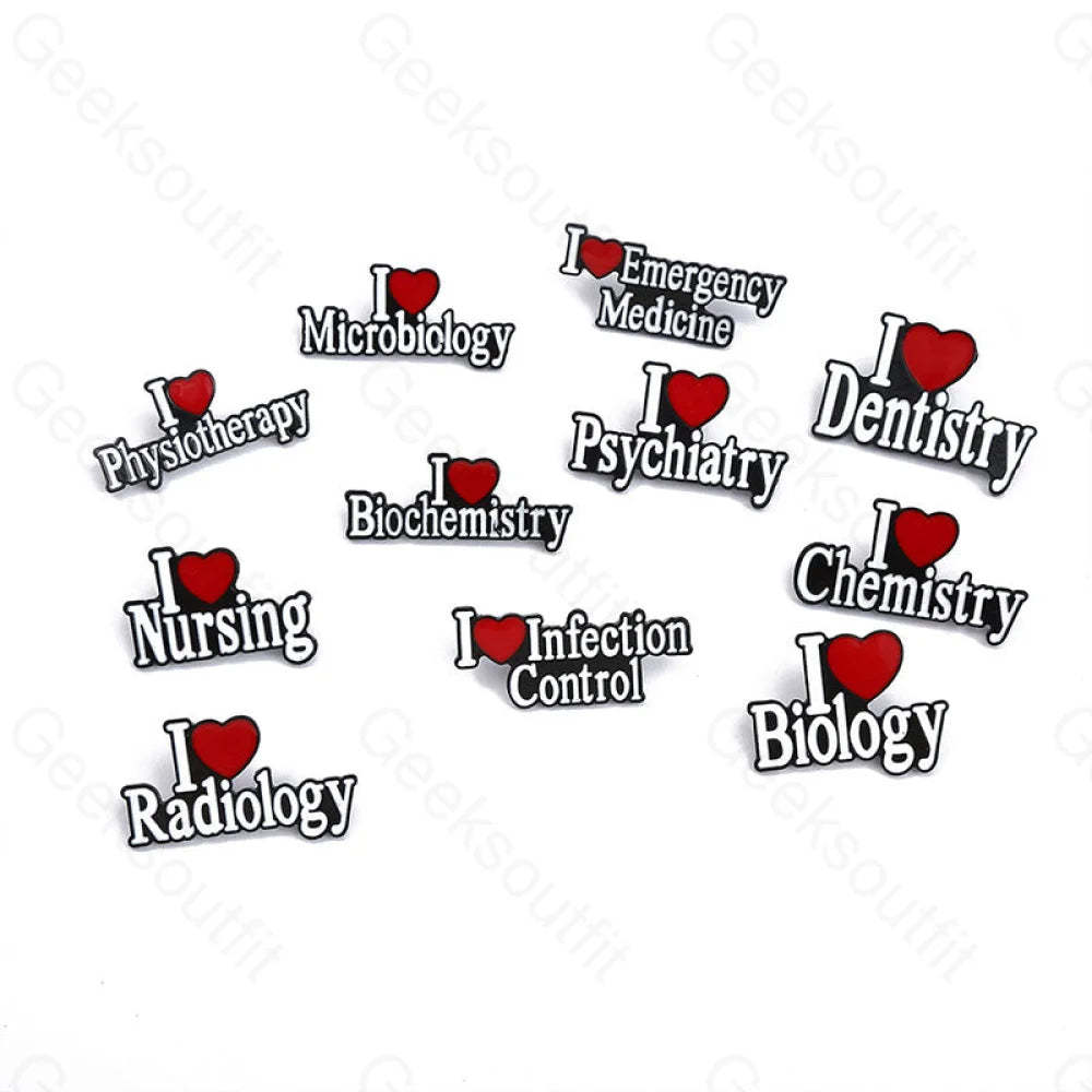 Individualized Science Subjects Pins 12