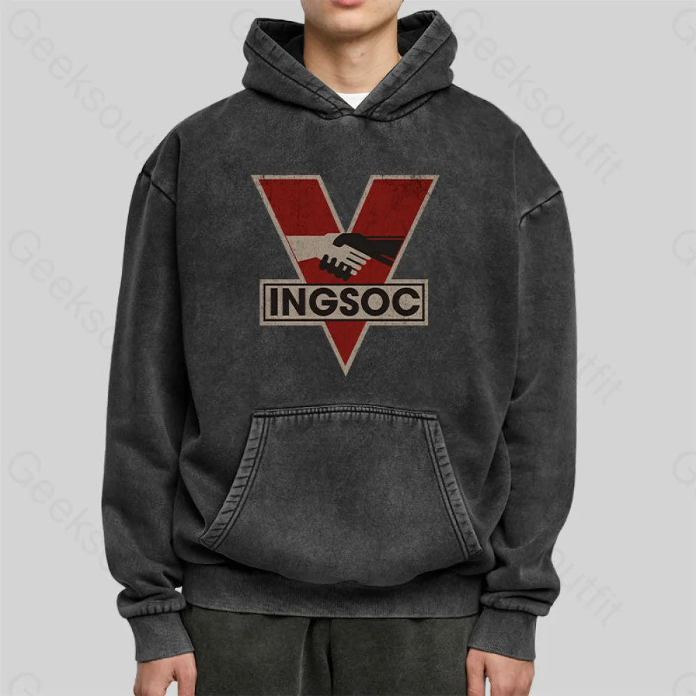 Ingsoc Washed Hoodie