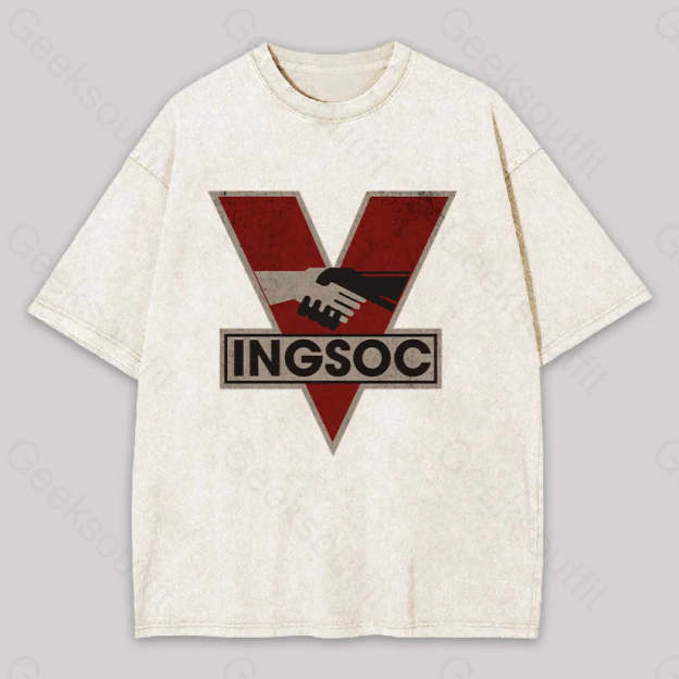 Ingsoc Washed T-Shirt Apricot / S