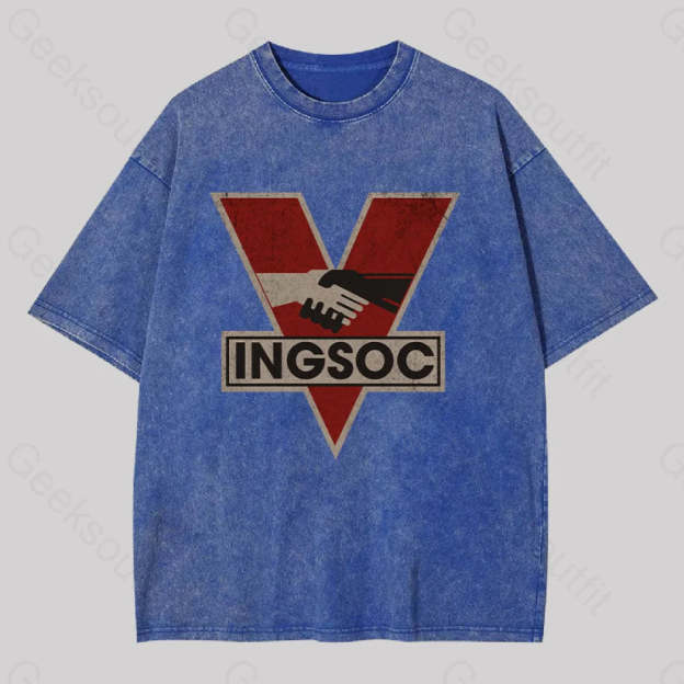 Ingsoc Washed T-Shirt Blue / S