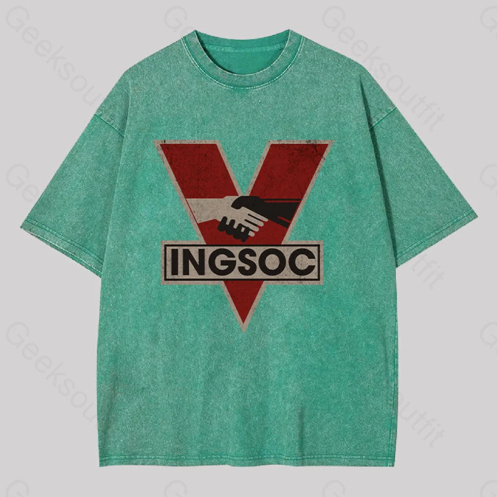 Ingsoc Washed T-Shirt Grass Green / S