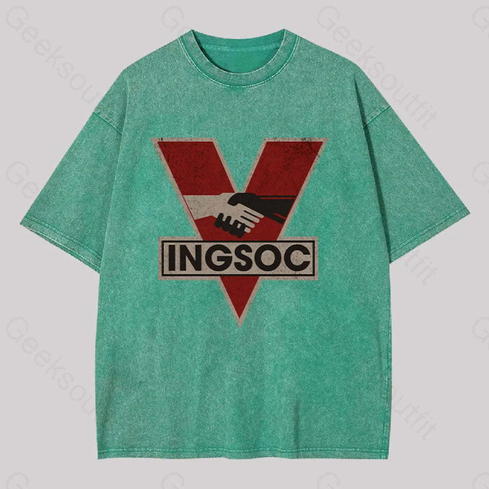 Ingsoc Washed T-Shirt Grass Green / S