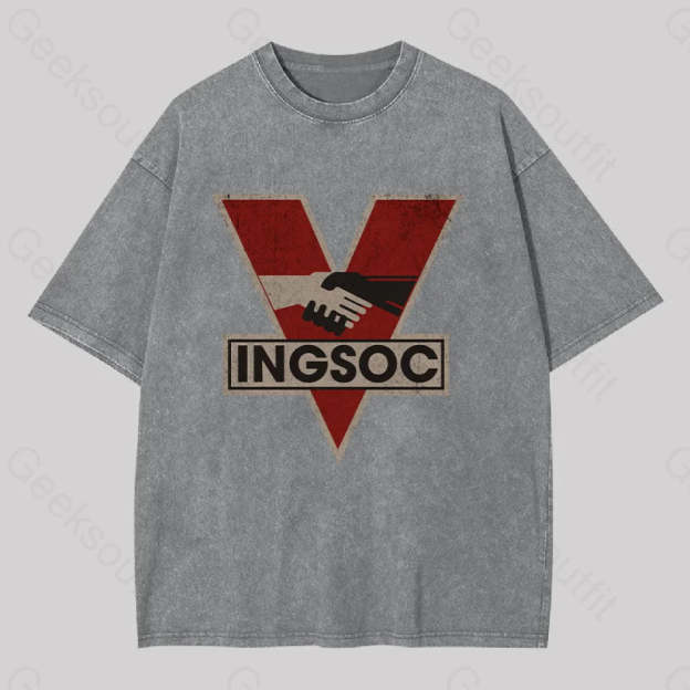 Ingsoc Washed T-Shirt Grey / S