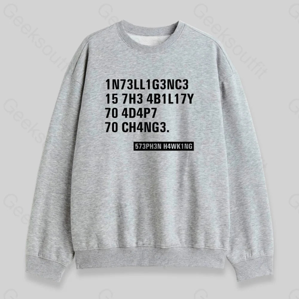 Intelligence Sweatshirt - Geeksoutfit