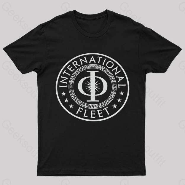 International Fleet Nerd T-Shirt Black / S