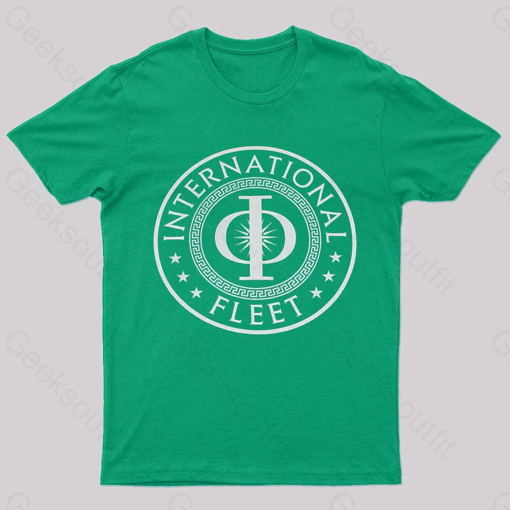 International Fleet Nerd T-Shirt Green / S