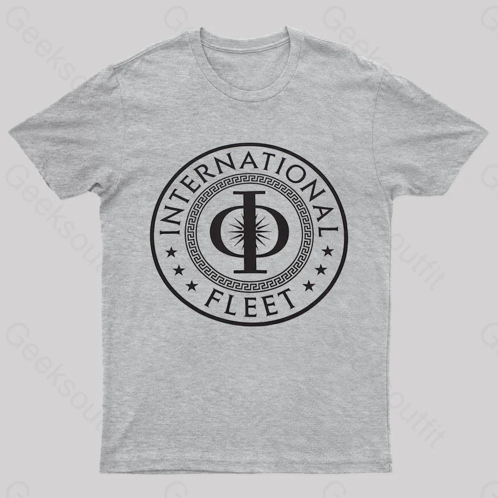 International Fleet Nerd T-Shirt Grey / S