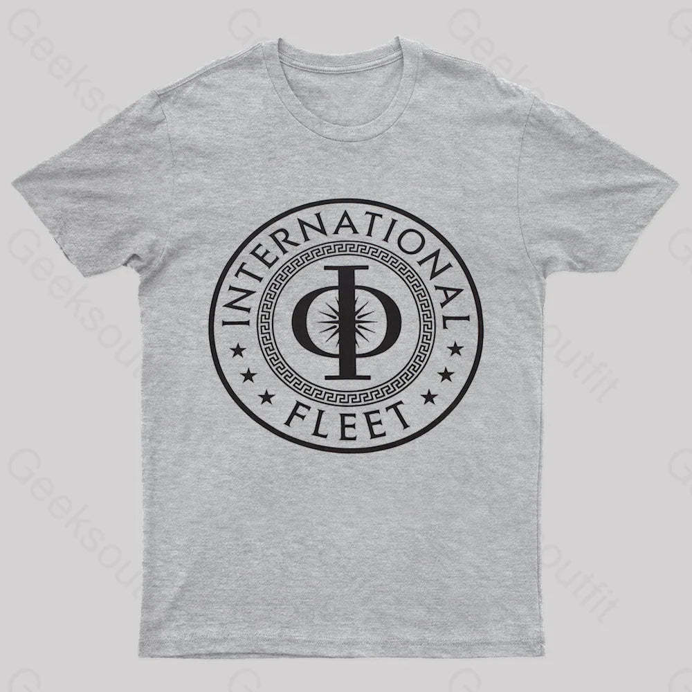International Fleet Nerd T-Shirt Grey / S