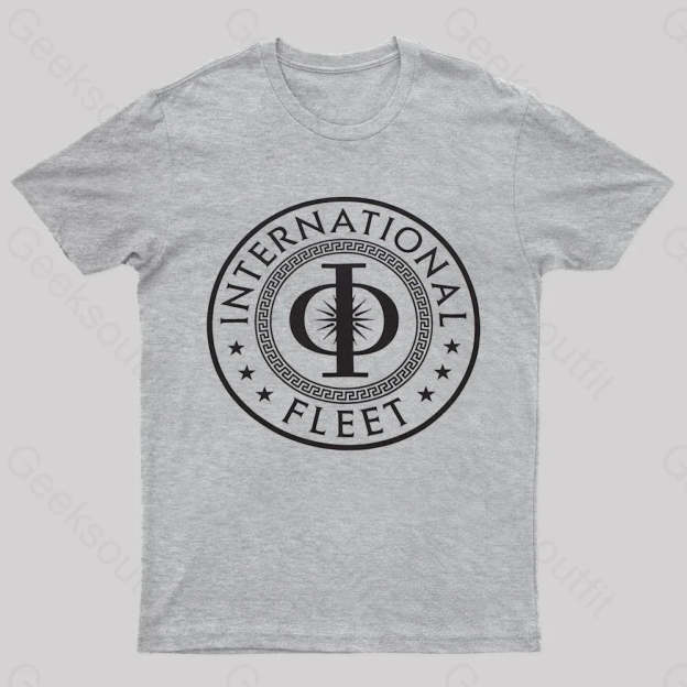 International Fleet Nerd T-Shirt Grey / S