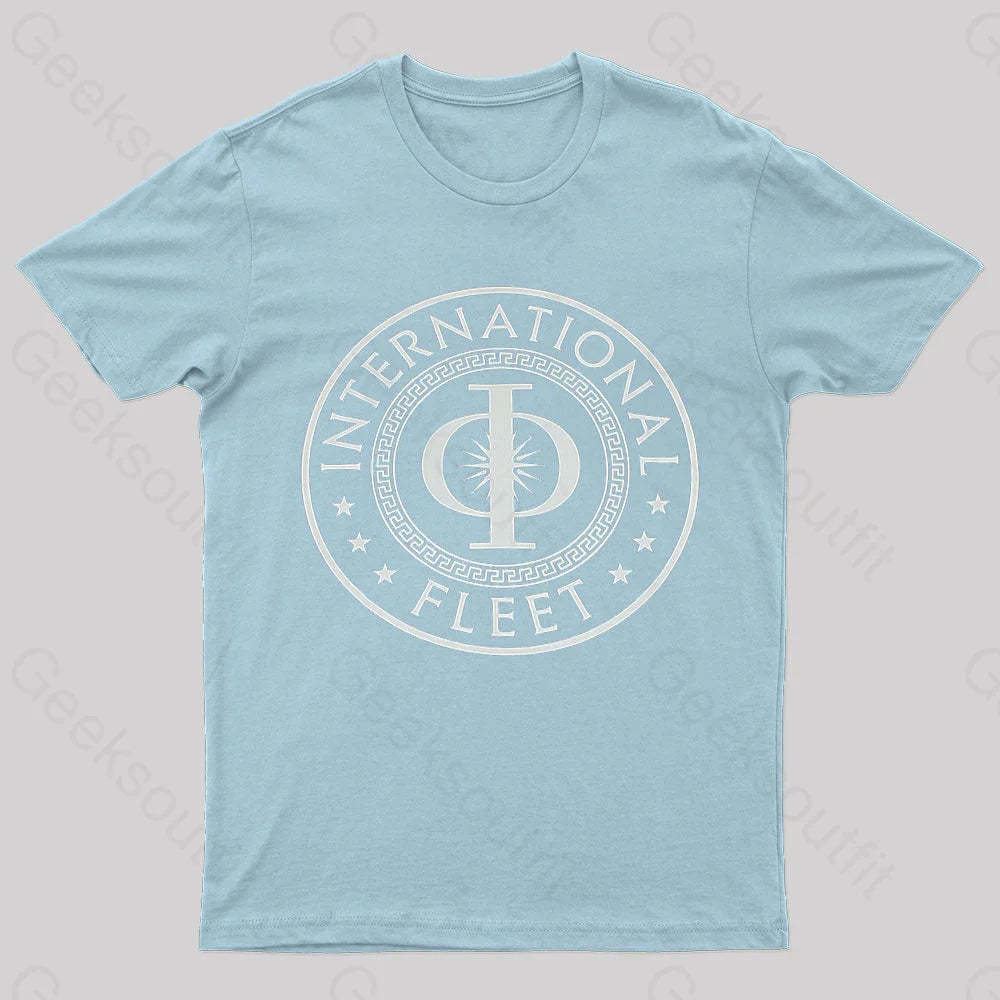 International Fleet Nerd T-Shirt Light Blue / S