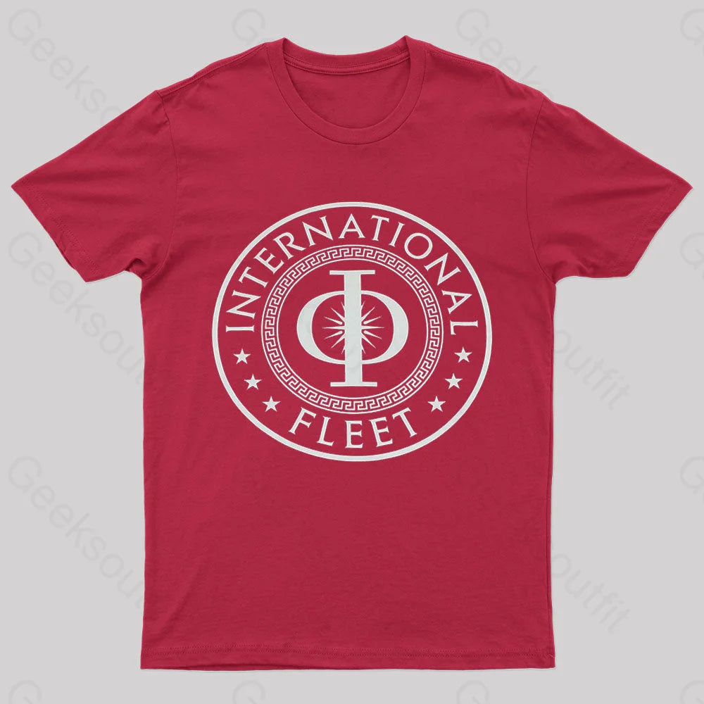 International Fleet Nerd T-Shirt Red / S