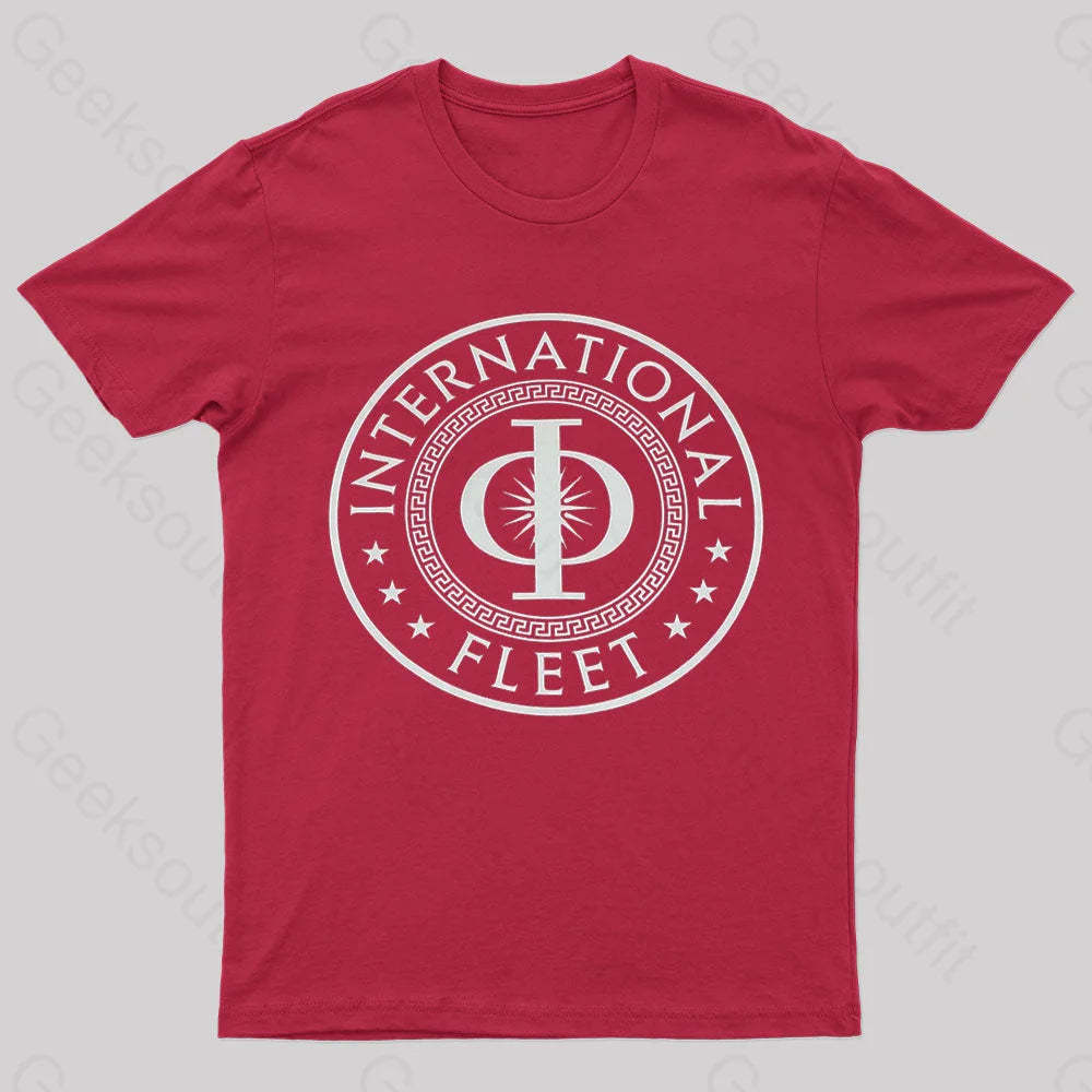 International Fleet Nerd T-Shirt Red / S