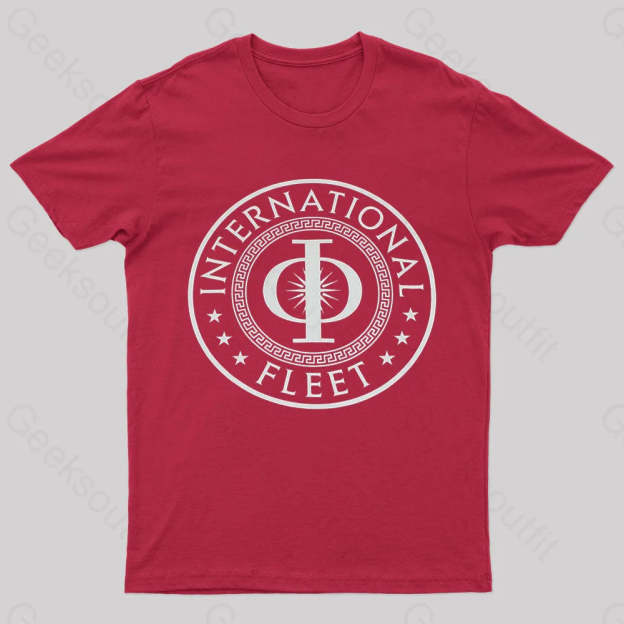 International Fleet Nerd T-Shirt Red / S