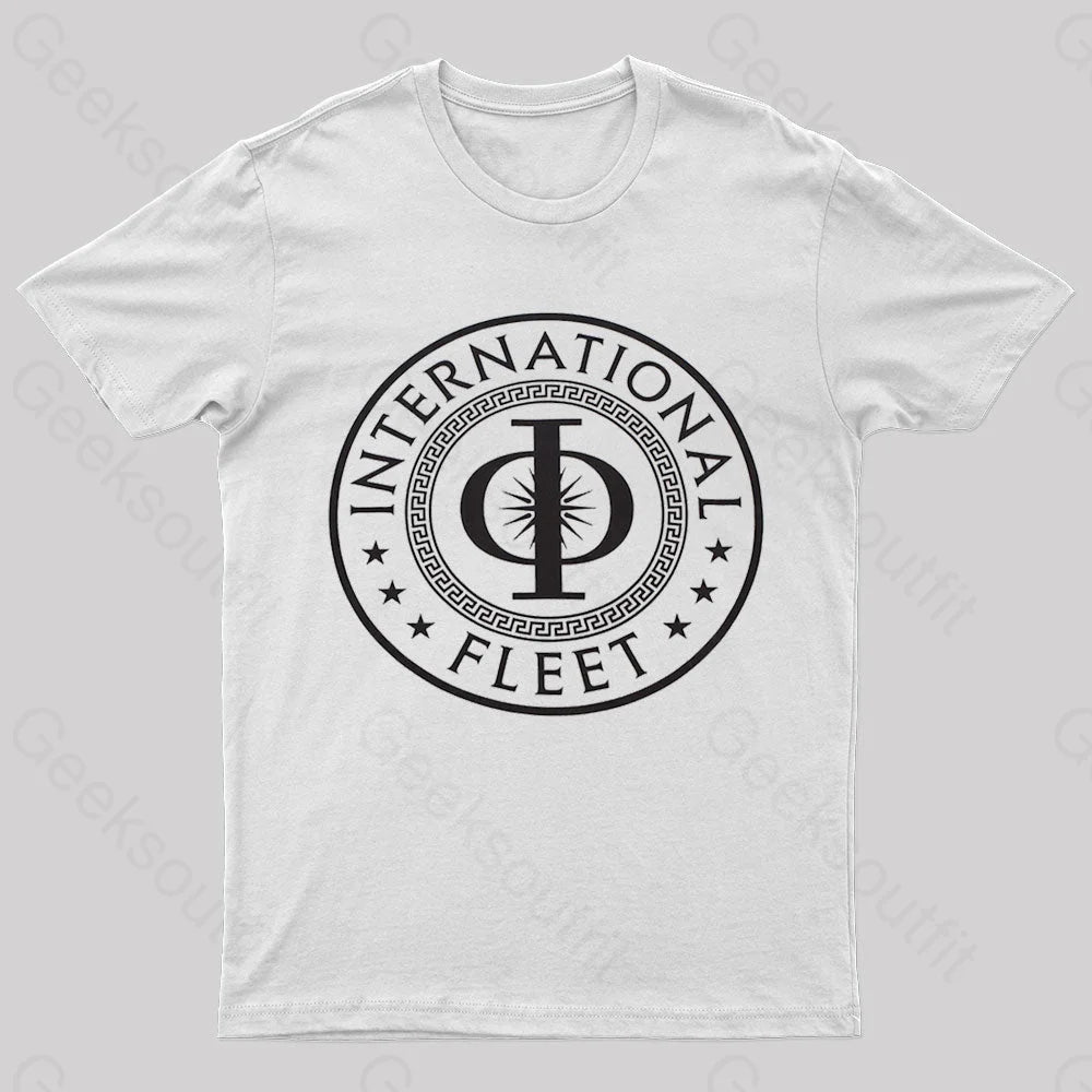International Fleet Nerd T-Shirt White / S