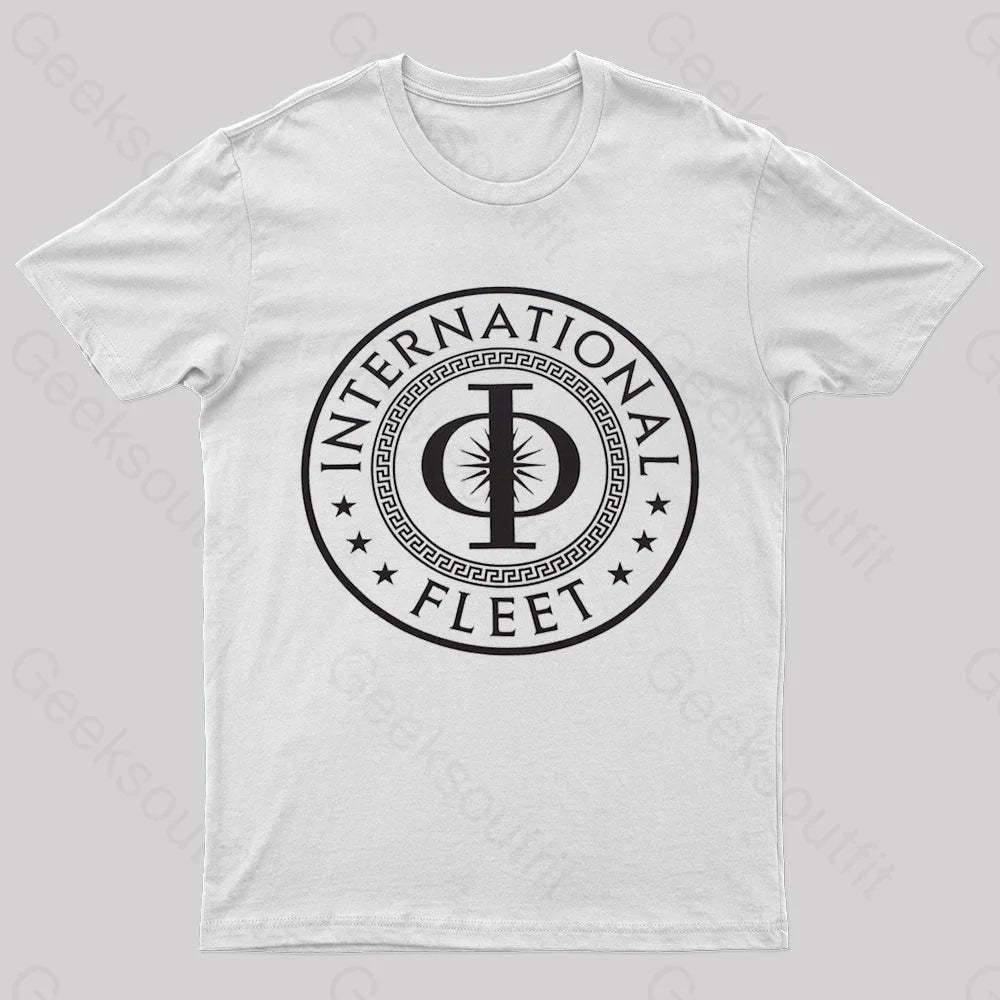 International Fleet Nerd T-Shirt White / S