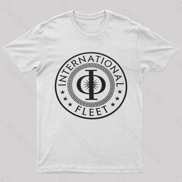 International Fleet Nerd T-Shirt White / S