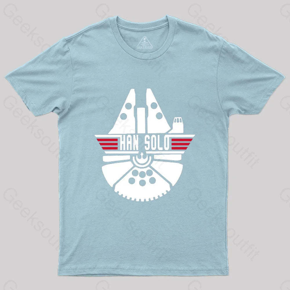 Interstellar Han Solo T-Shirt Light Blue / S