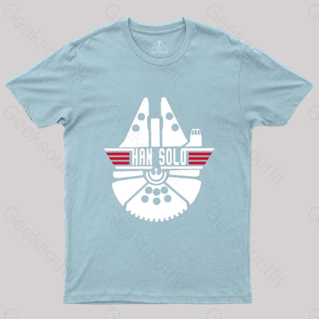 Interstellar Han Solo T-Shirt Light Blue / S