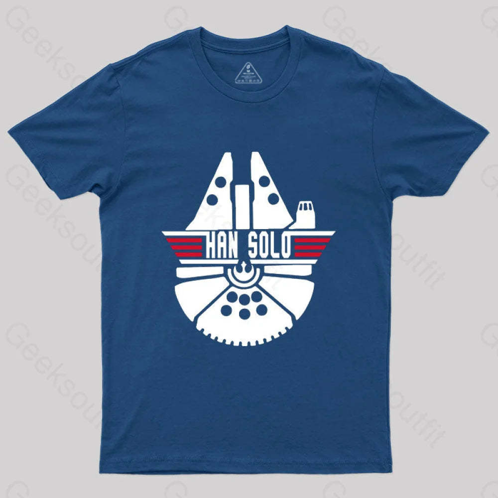 Interstellar Han Solo T-Shirt Navy / S