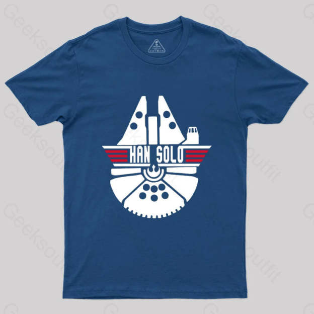 Interstellar Han Solo T-Shirt Navy / S