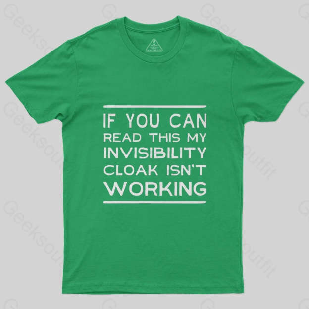 Invisible Cloak T-Shirt - Geeksoutfit