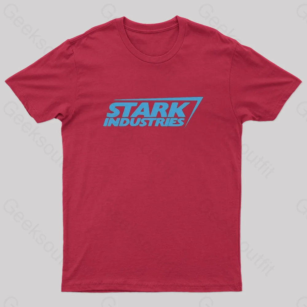 Iron Man Stark Industries T-Shirt Red / S