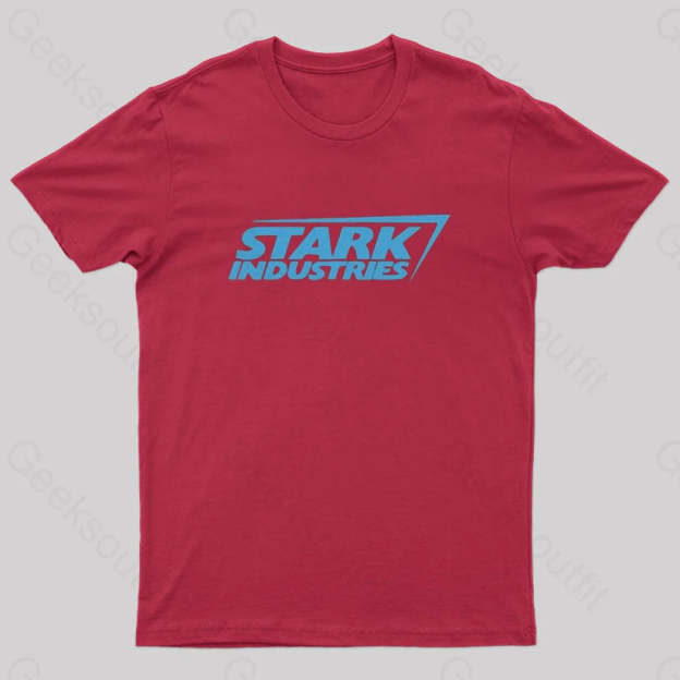Iron Man Stark Industries T-Shirt Red / S