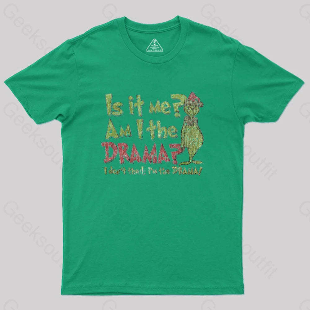 Is It Me? Grinch Geek T-Shirt Green / S
