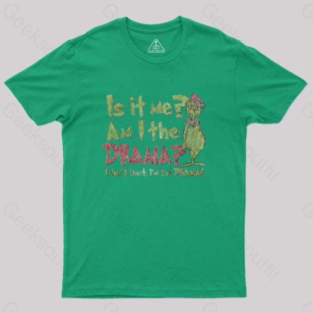 Is It Me? Grinch Geek T-Shirt Green / S