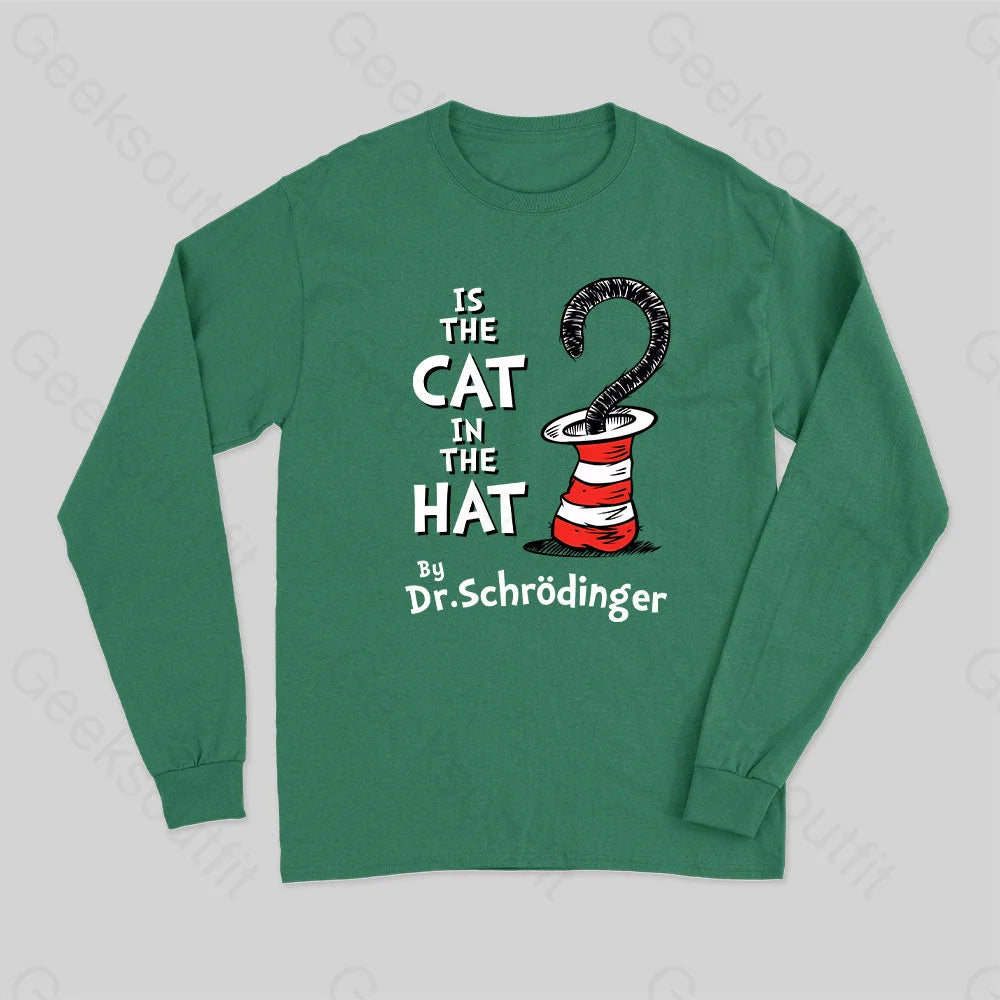 Is The Cat In Hat Long Sleeve T-Shirt Green / S