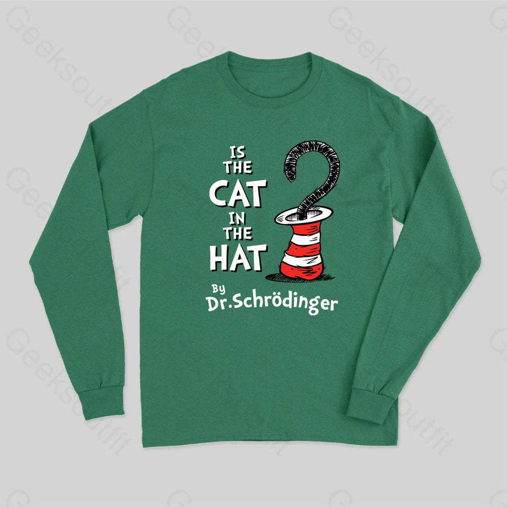 Is The Cat In Hat Long Sleeve T-Shirt Green / S