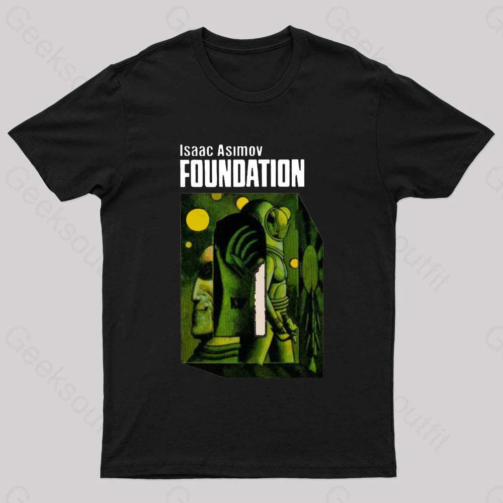 Isaac Asimov: Foundation Nerd T-Shirt Black / S