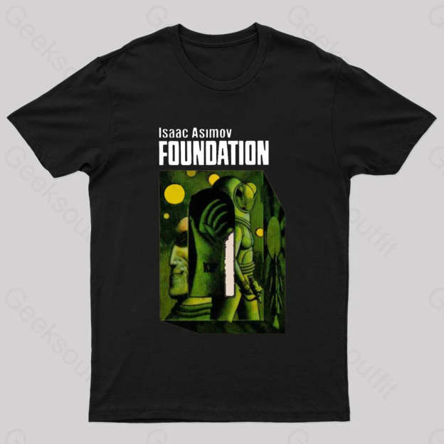 Isaac Asimov: Foundation Nerd T-Shirt Black / S
